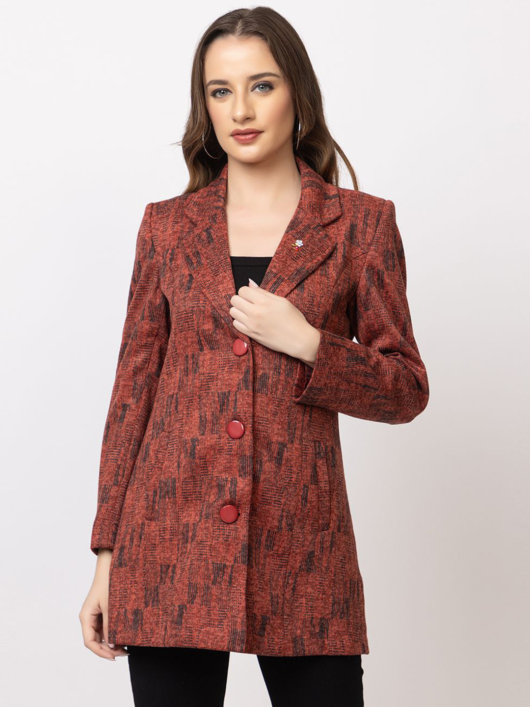 

TWENTY ME Single-Breasted Overcoats, Brown