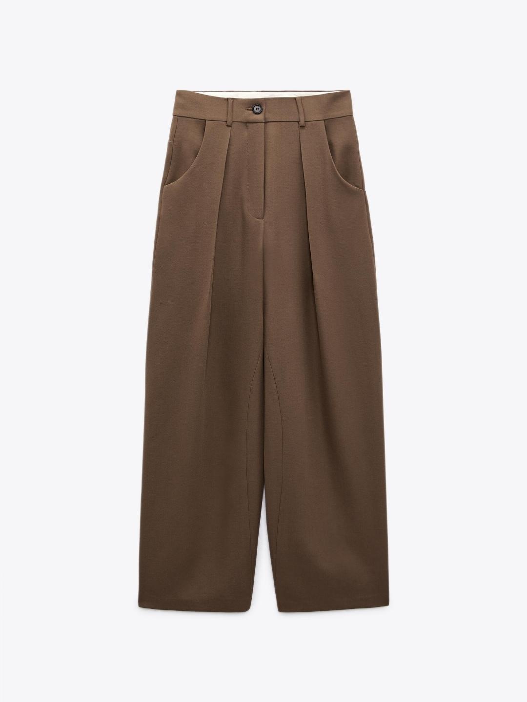 

ZARA Women Brown Trouser