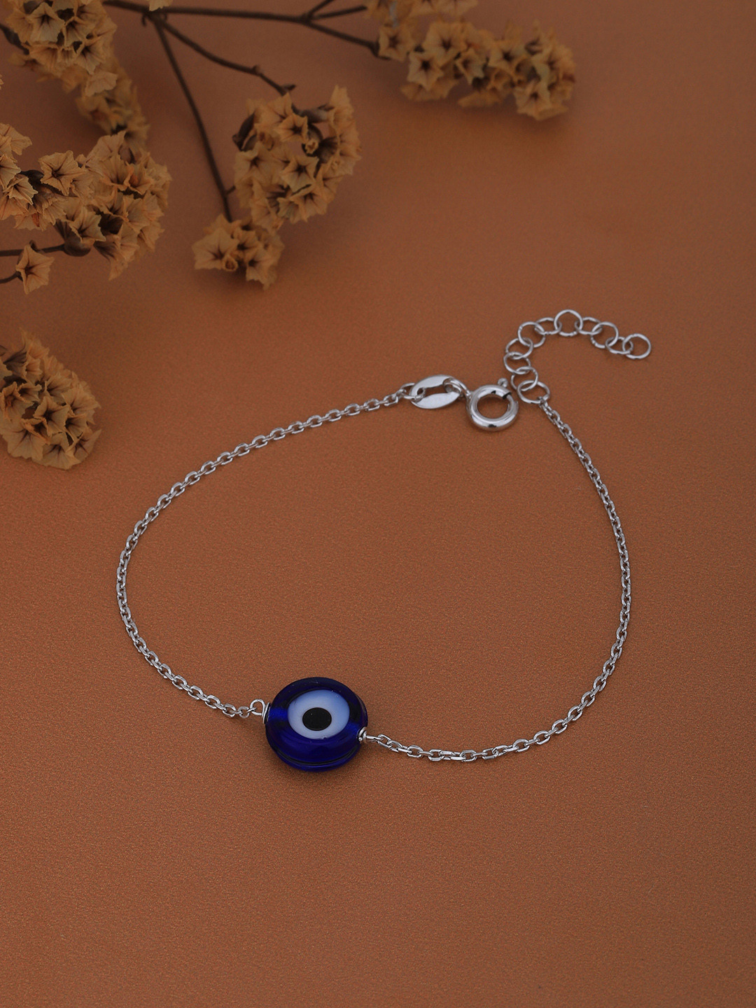 

Sangria Rhodium-Plated 925 Sterling Silver Link Bracelet