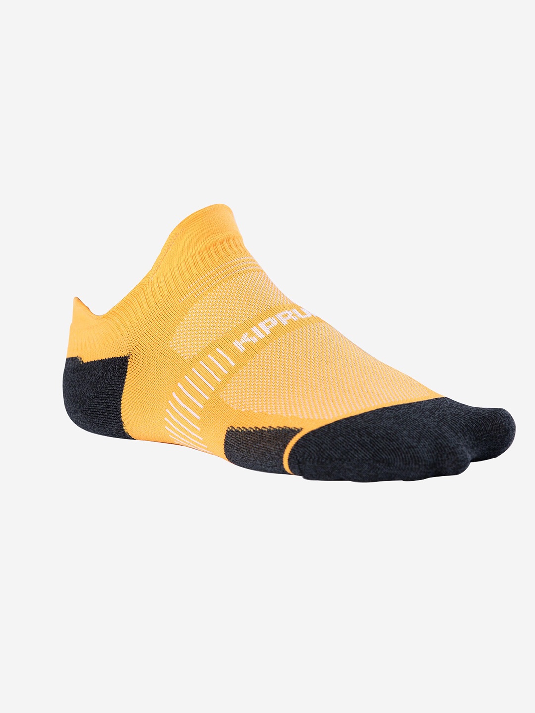 

KIPRUN By Decathlon Men Patterned Ankle Length Socks, Orange