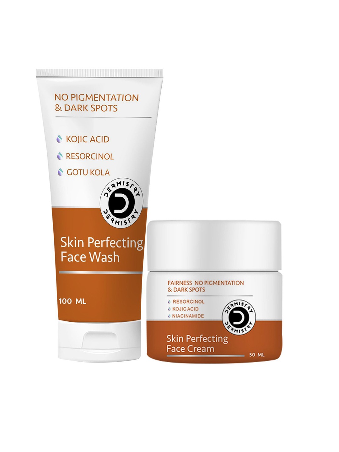 

DERMISTRY Skin Perfecting Face Wash & Face Mask, White