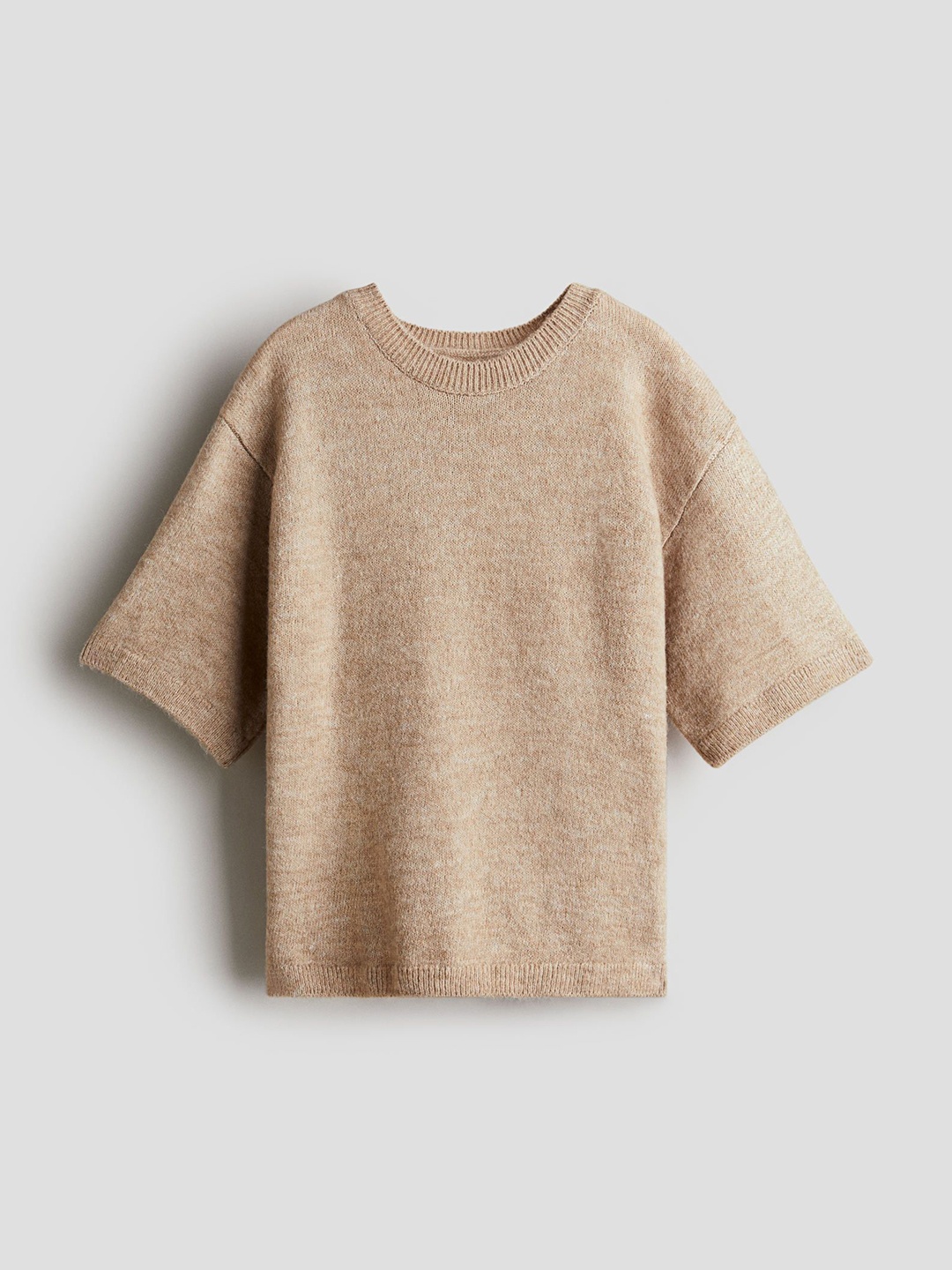 

H&M Girls Knitted Tshirts, Beige