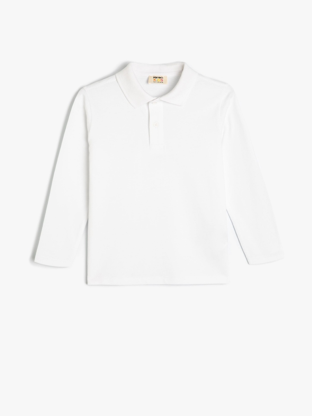

Koton Boys Solid Polo Collar Cotton T-shirt, White