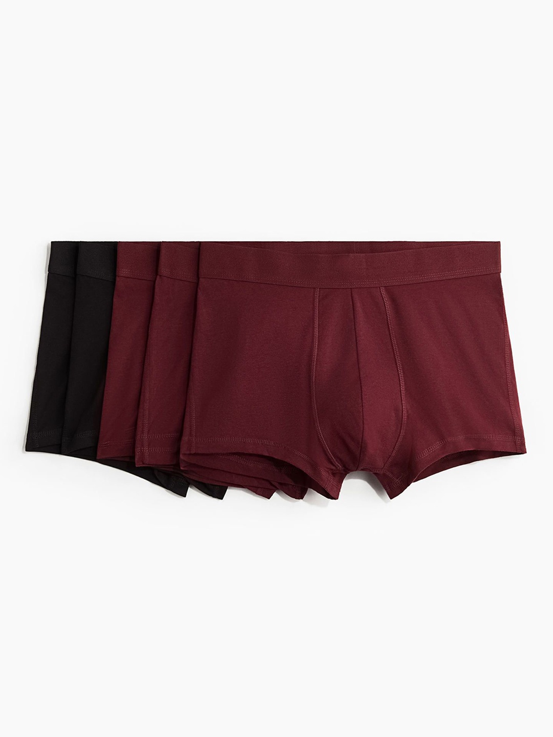 

H&M 5-Pack Xtra Life Short Trunks, Red