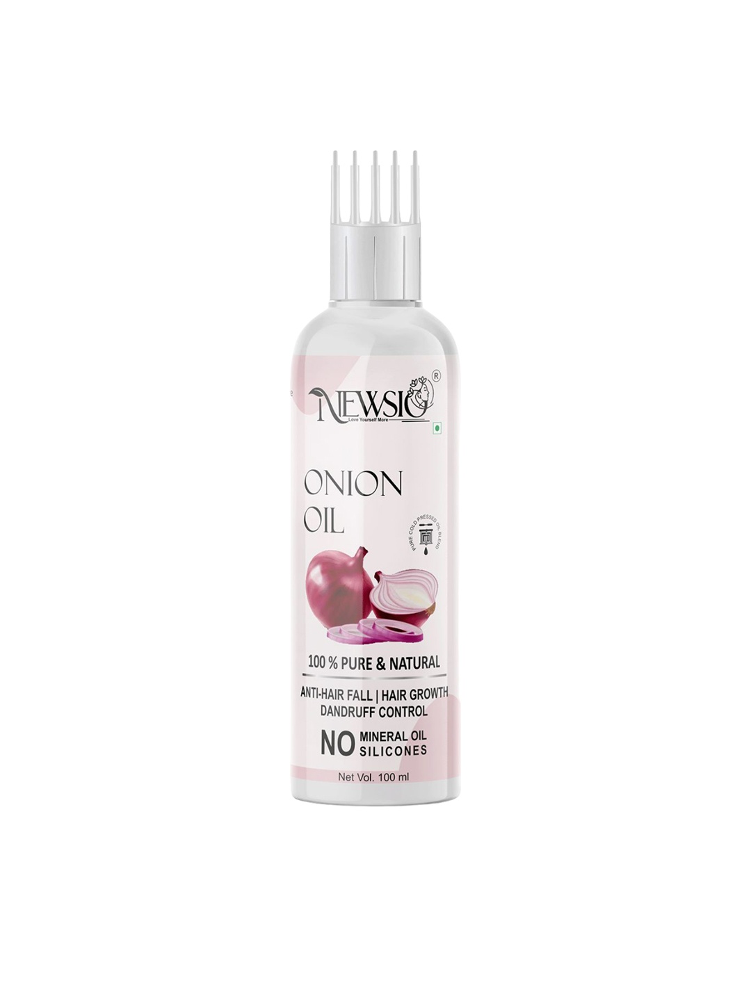 

Newsio 100% Pure & Natural Onion Oil - 100 ml, Brown
