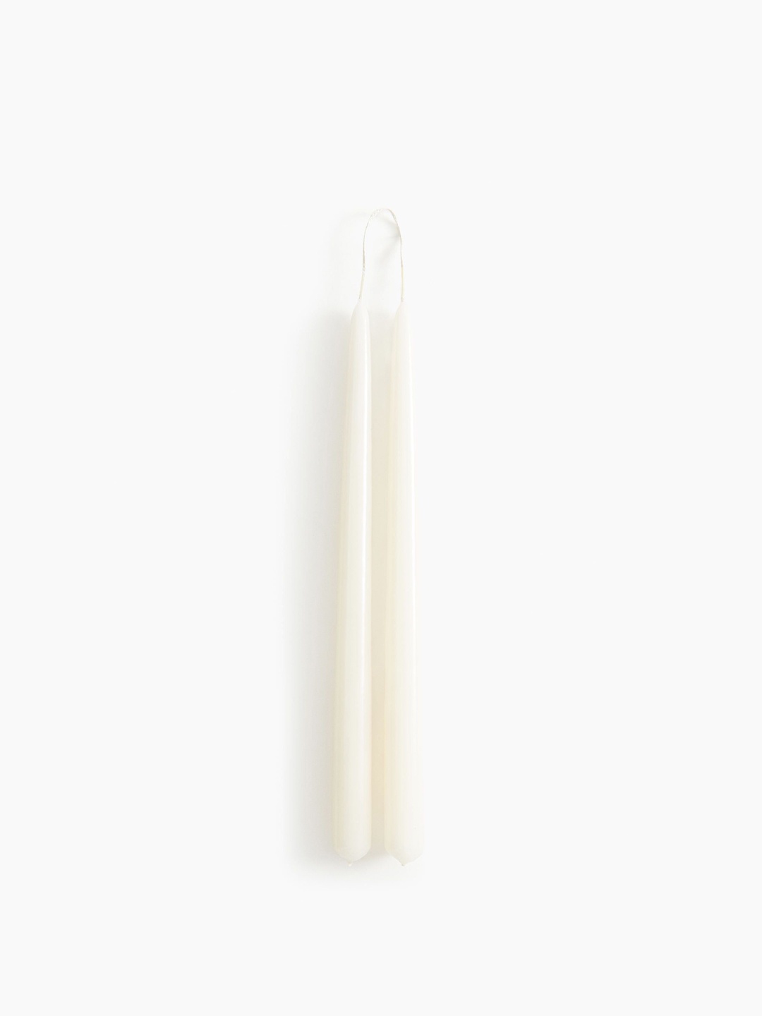 

H&M 2-Pack Glossy Tapered Candles, White