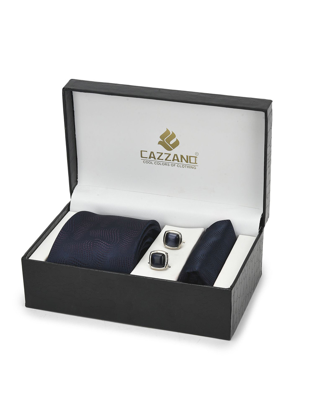 

Cazzano Men Accessory Gift Set of, Navy blue