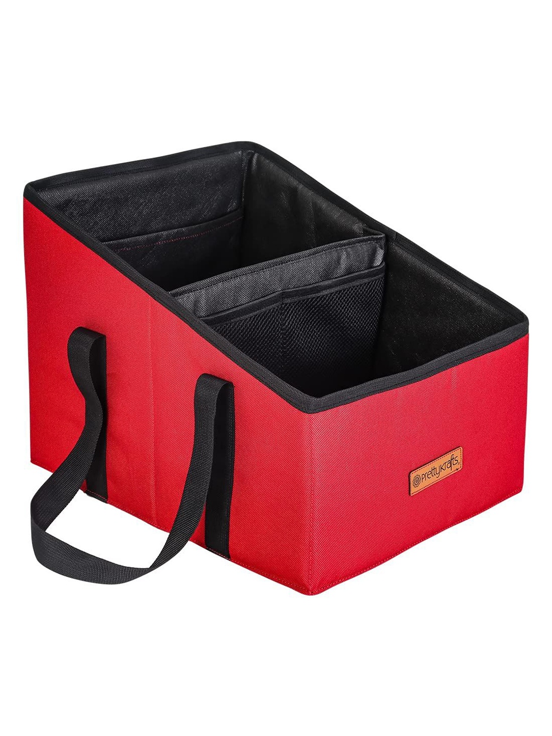 

prettykrafts Maroon & Black Reusable Multi-Utility Organisers