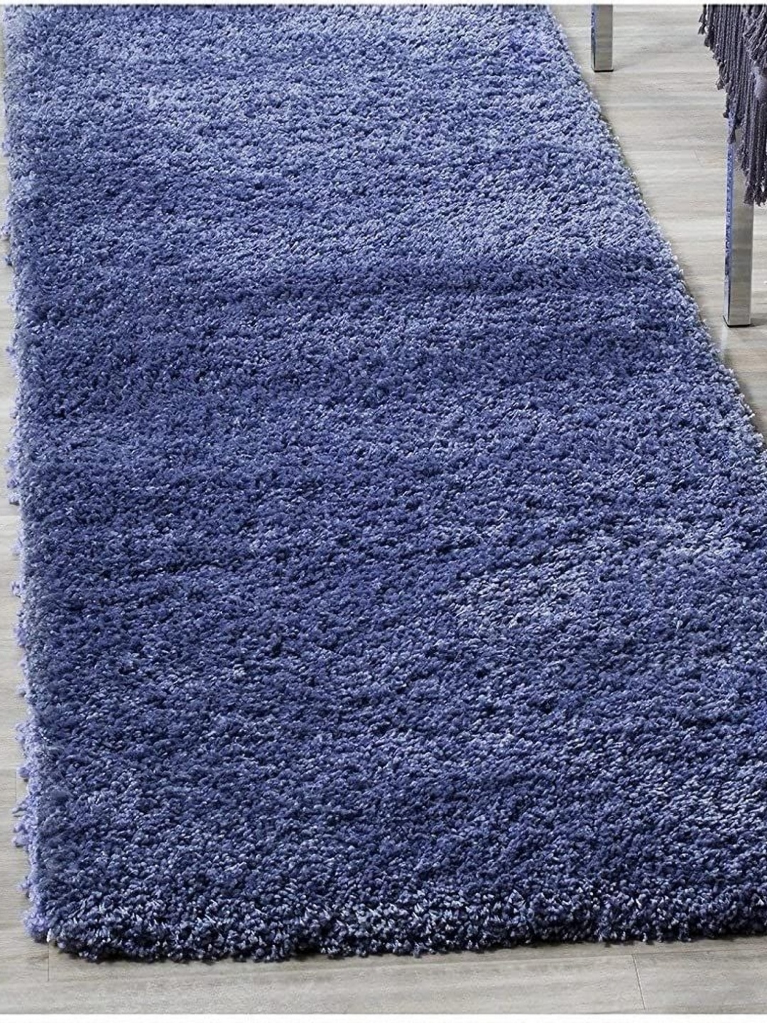 

Banchmark Home Furnishings Blue Solid No Shredding Woollen Carpet