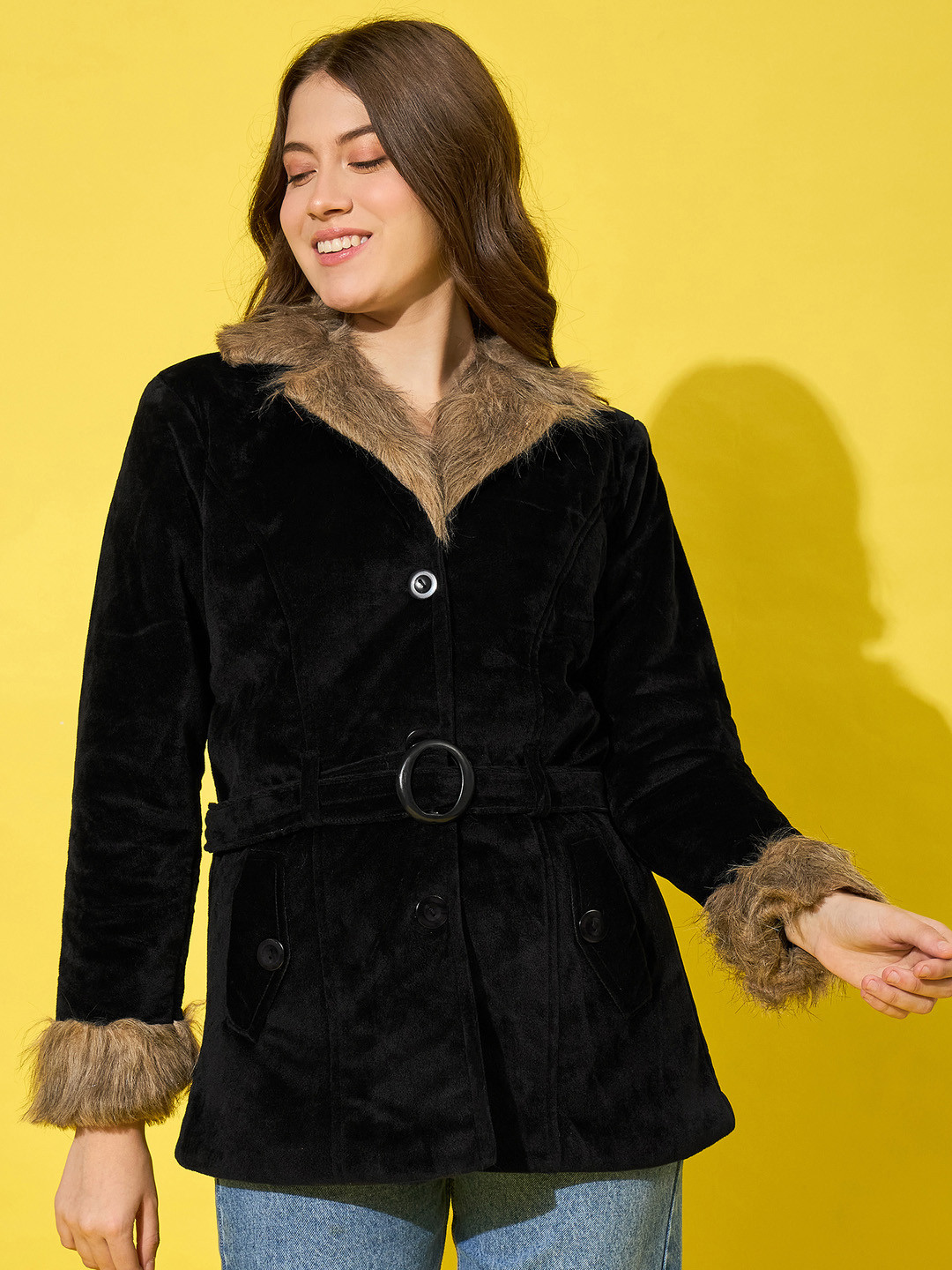 

BUY NEW TREND Women Lightweight Parka Jacket, Black