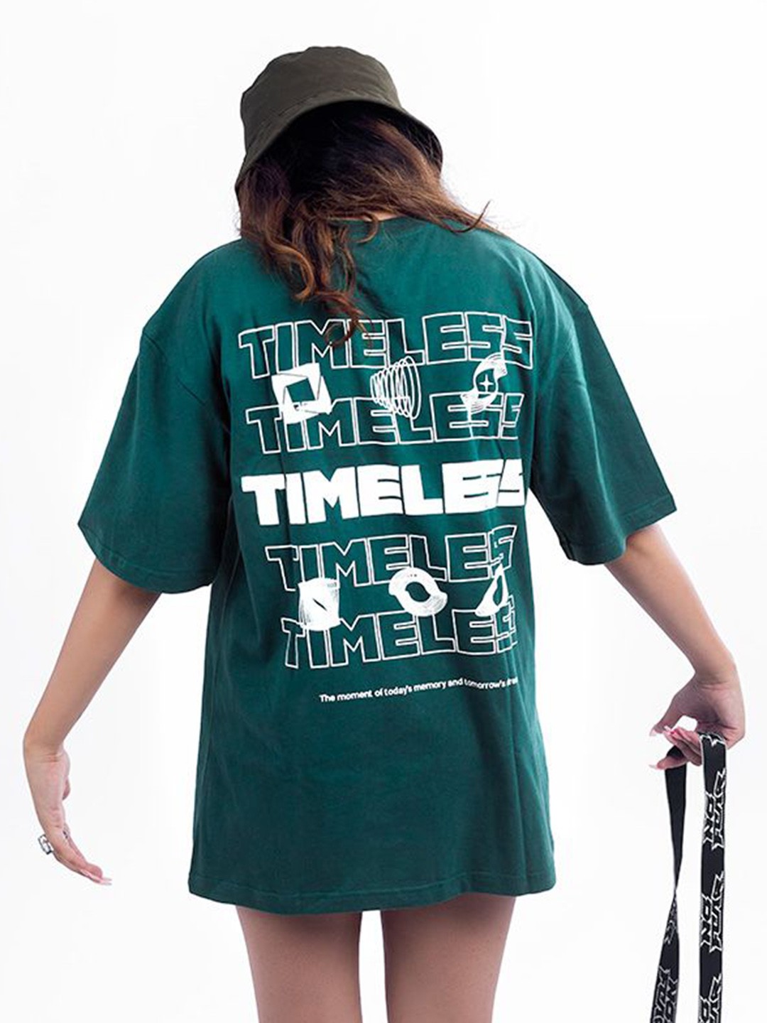 

TheBTclub Men Printed Drop-Shoulder Sleeves Activchill T-shirt, Green