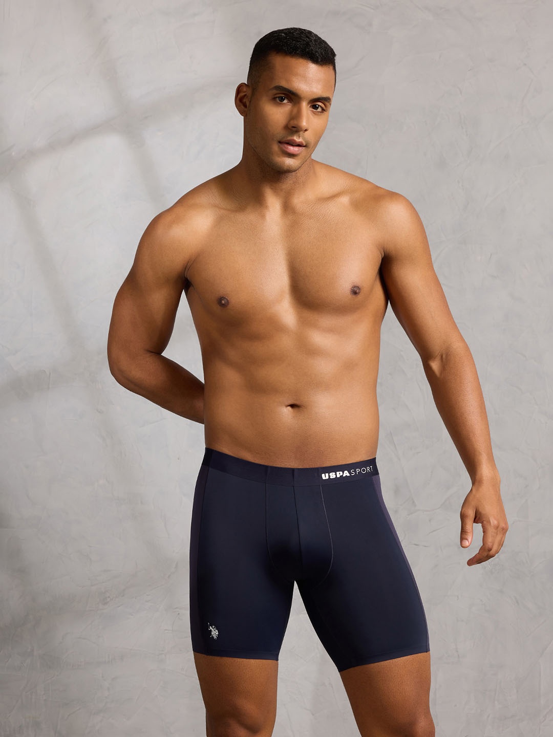 

U.S. Polo Assn. Seamless Long Trunk RT003-195-PL, Blue