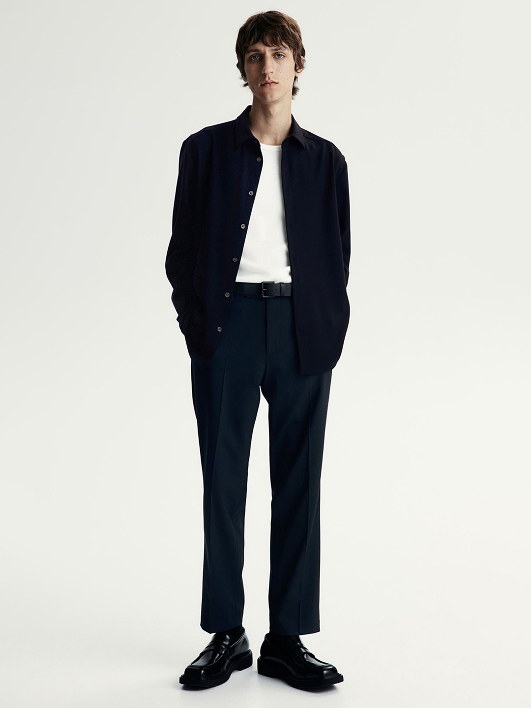 

H&M Twill Shirts, Blue