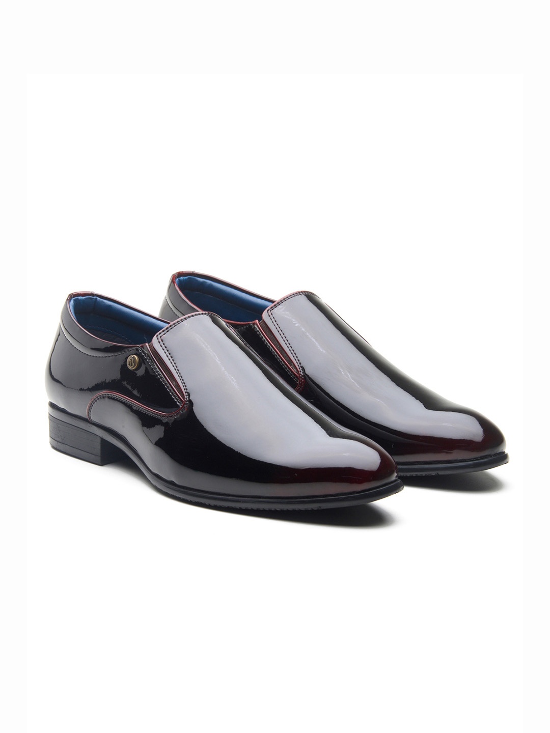 

MICHAEL ANGELO Men Formal Slip-Ons, Burgundy