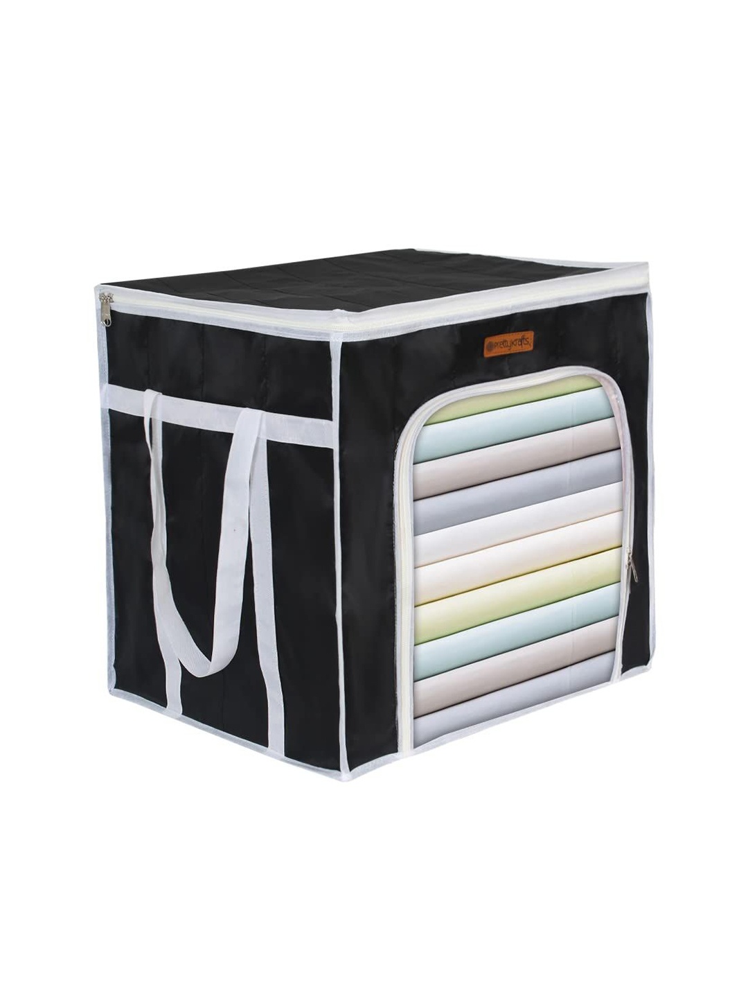 

prettykrafts Black & White Reusable Multi-Utility Organisers