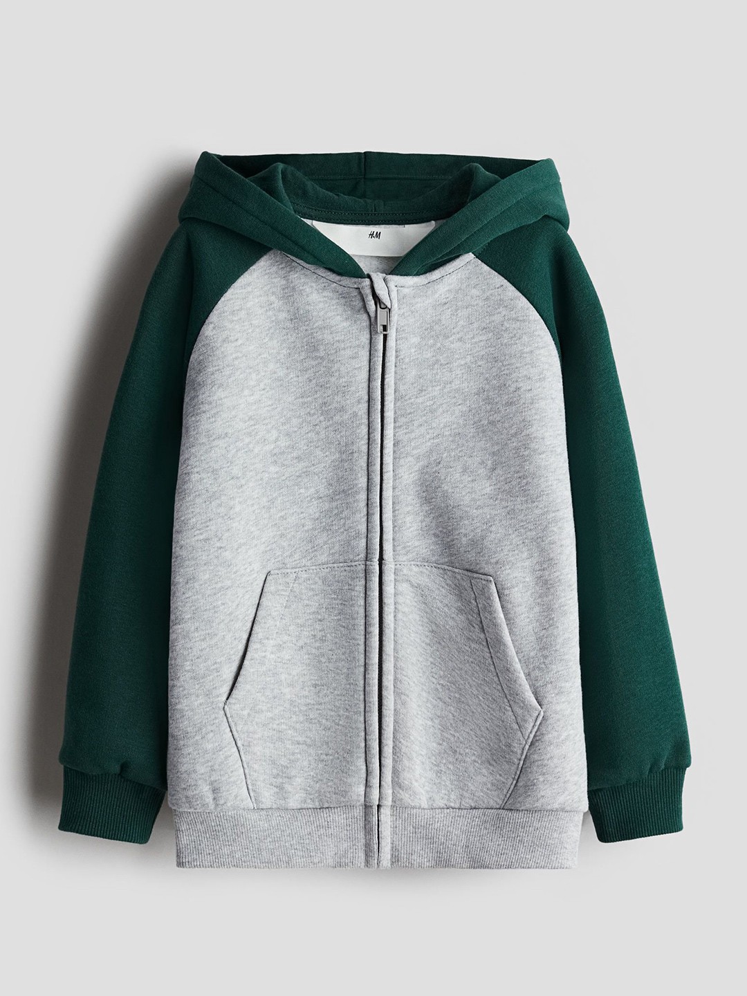 

H&M Boys Zip-Through Hoodie, Green