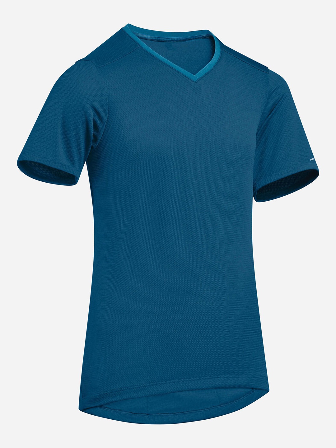 

Btwin By Decathlon Kids Blue Dry-Fit Cycling T-Shirt With Back Pockets