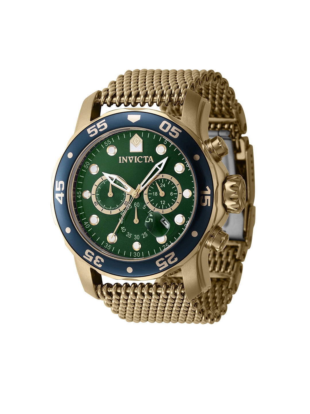 

Invicta Men Dial & Stainless Steel Straps Analogue Watch 47241, Gold