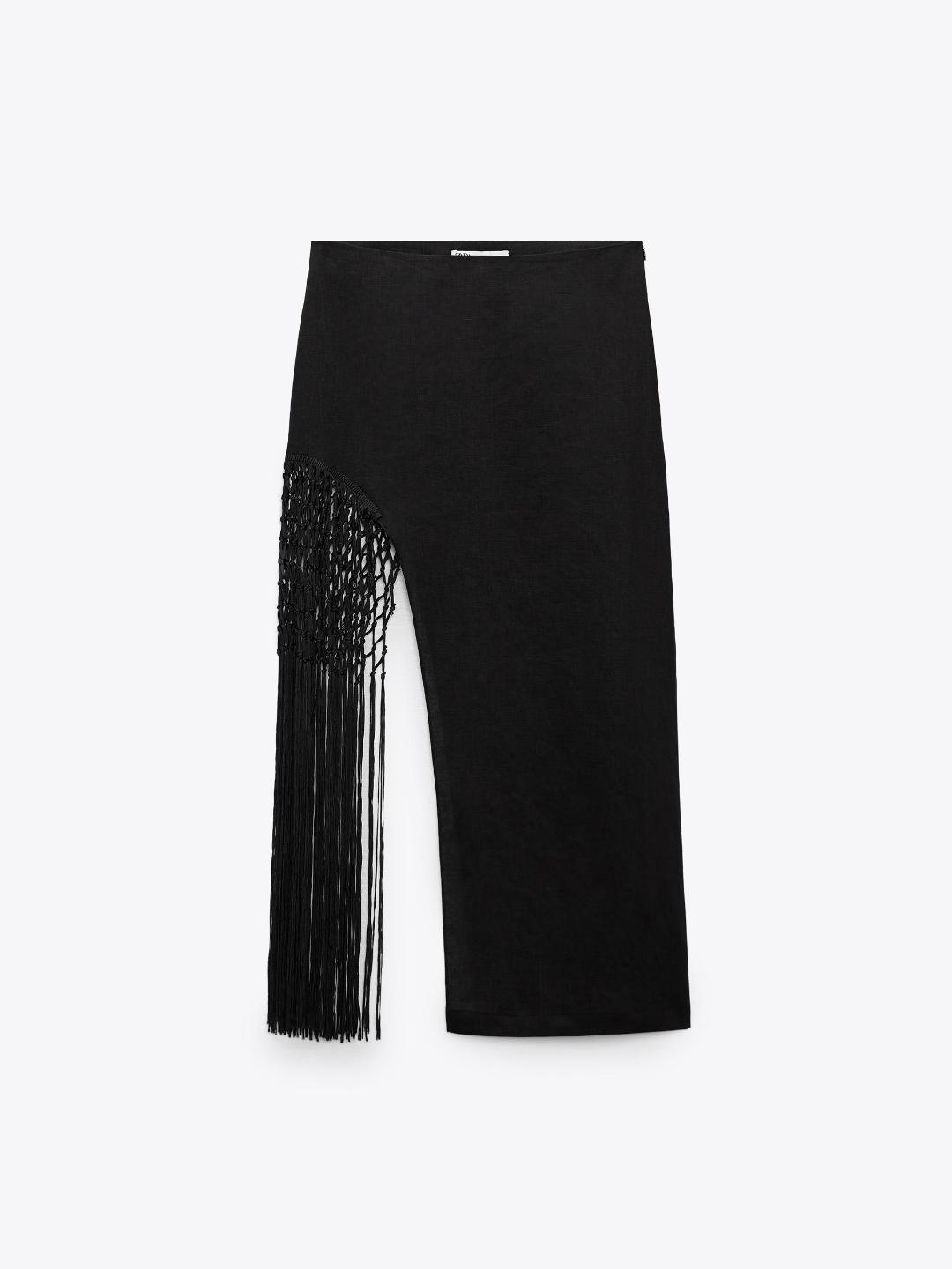 

ZARA Women Black Skirt