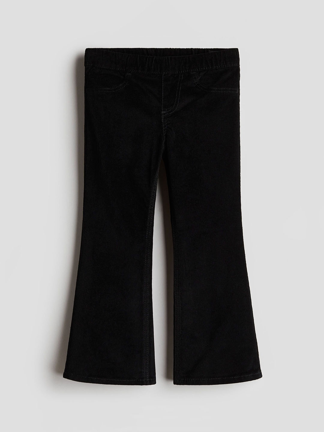 

H&M Girls Flared corduroy treggings, Black