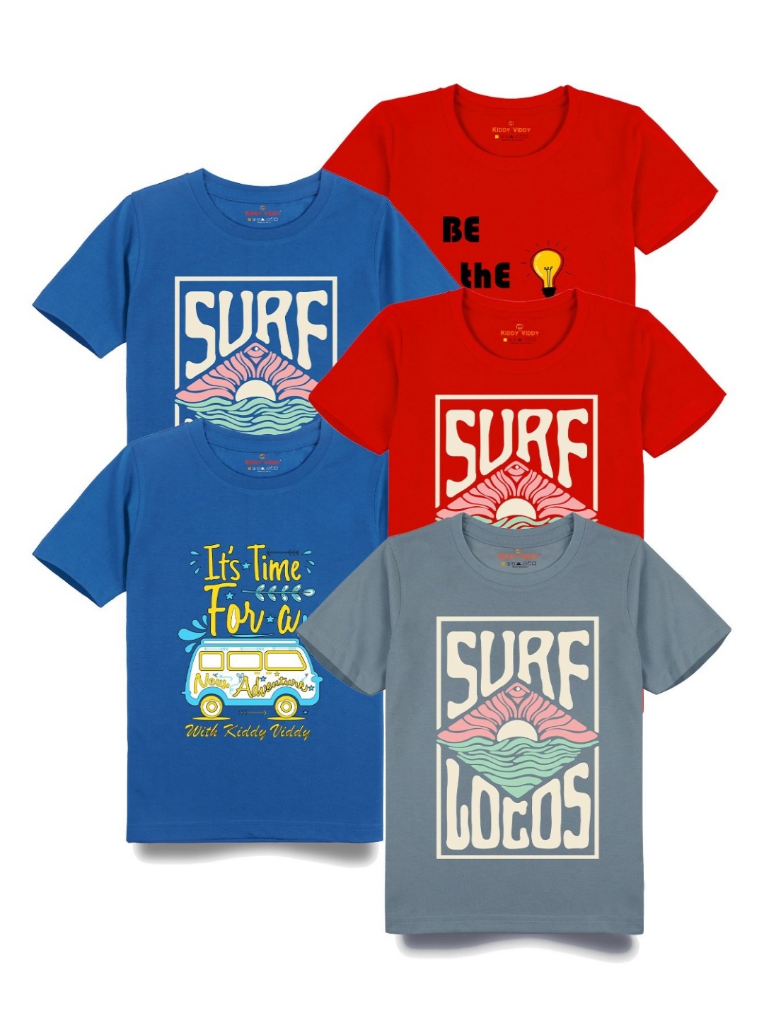 

AUSK Boys 5 Printed Raw Edge T-shirt, Teal