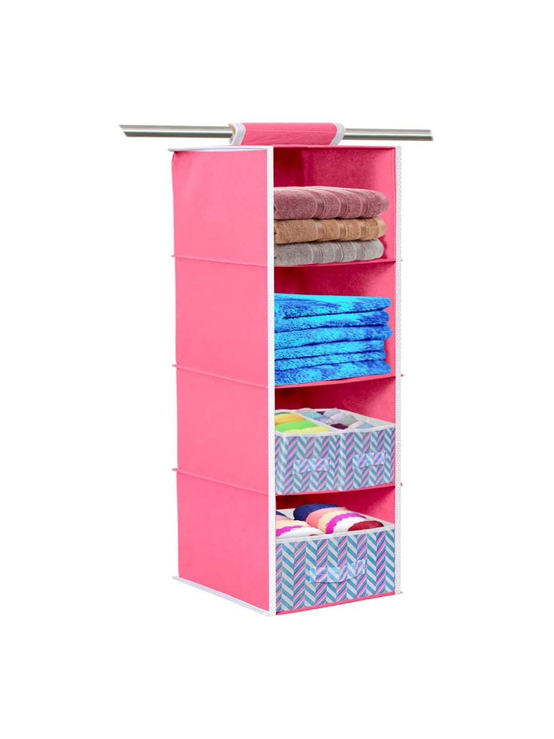 

prettykrafts Pink Reusable Multi-Utility Organiser