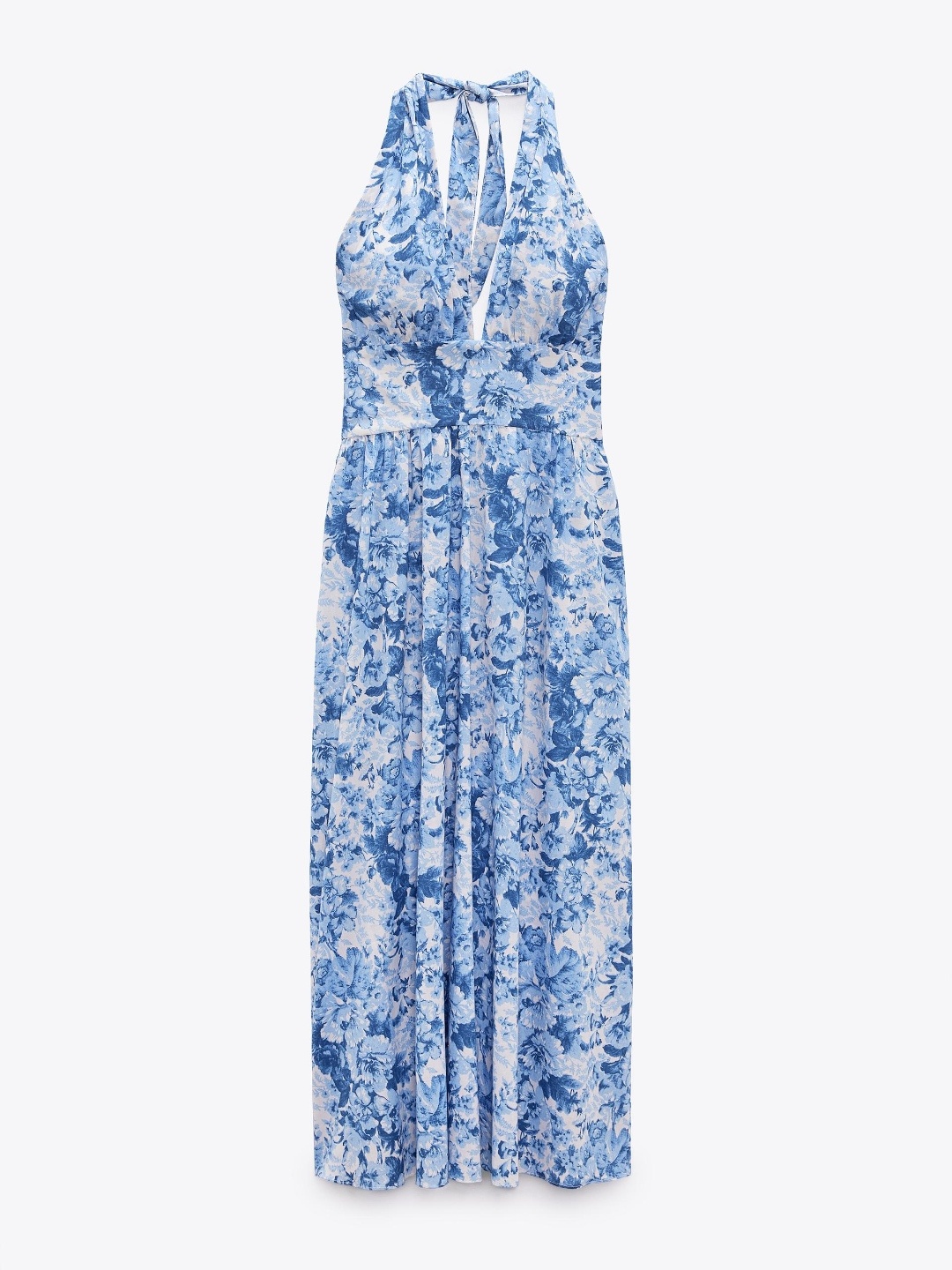 

ZARA Women Blue Dress