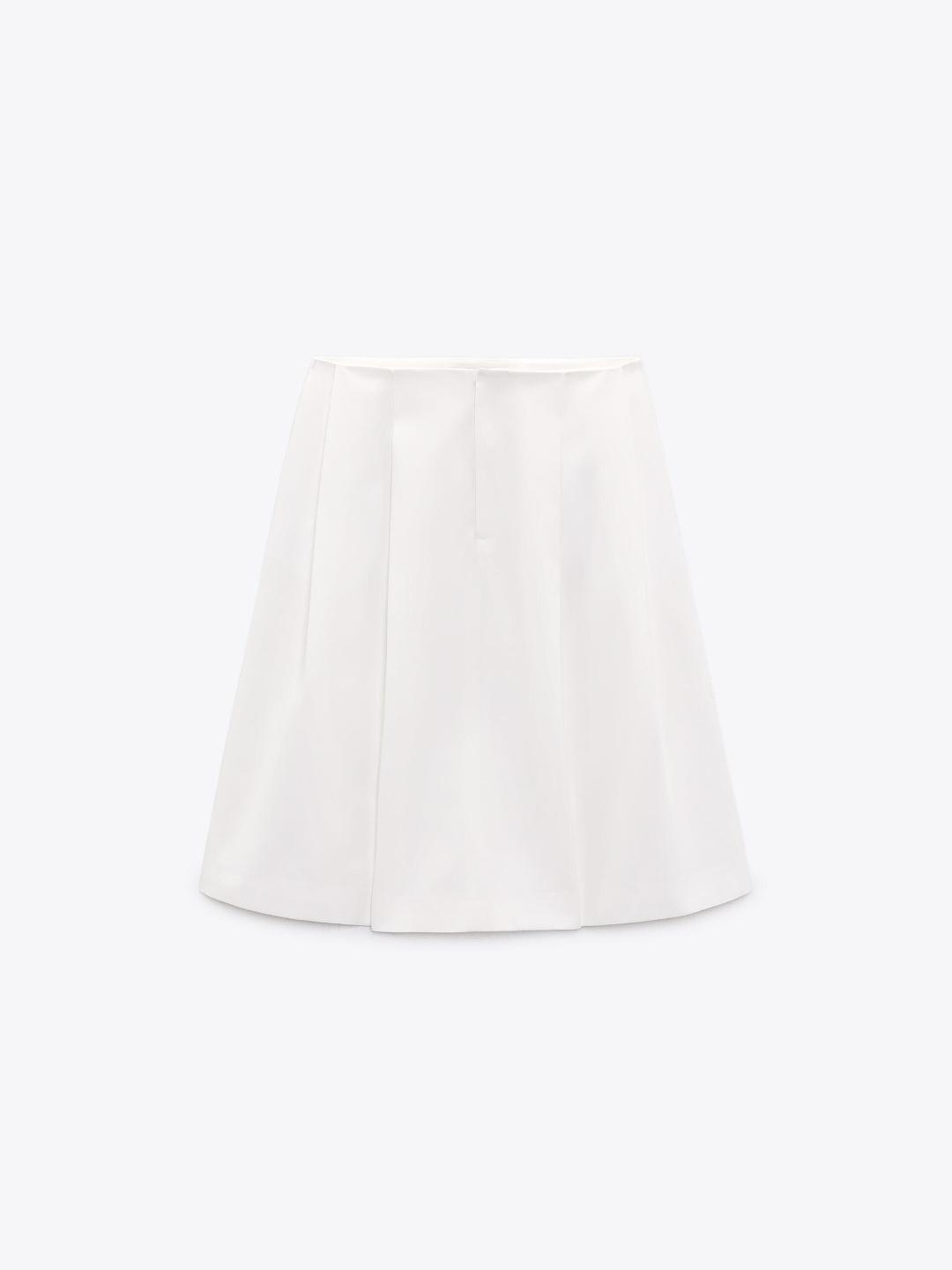 

ZARA Women White Skirt