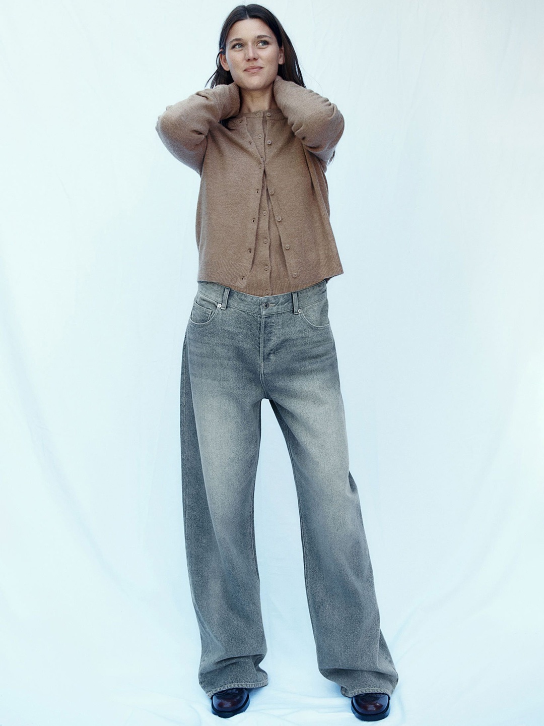 

H&M Women Wide Jeans, Blue
