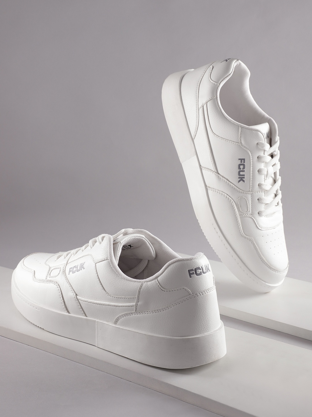 

FCUK Men Sneakers, White