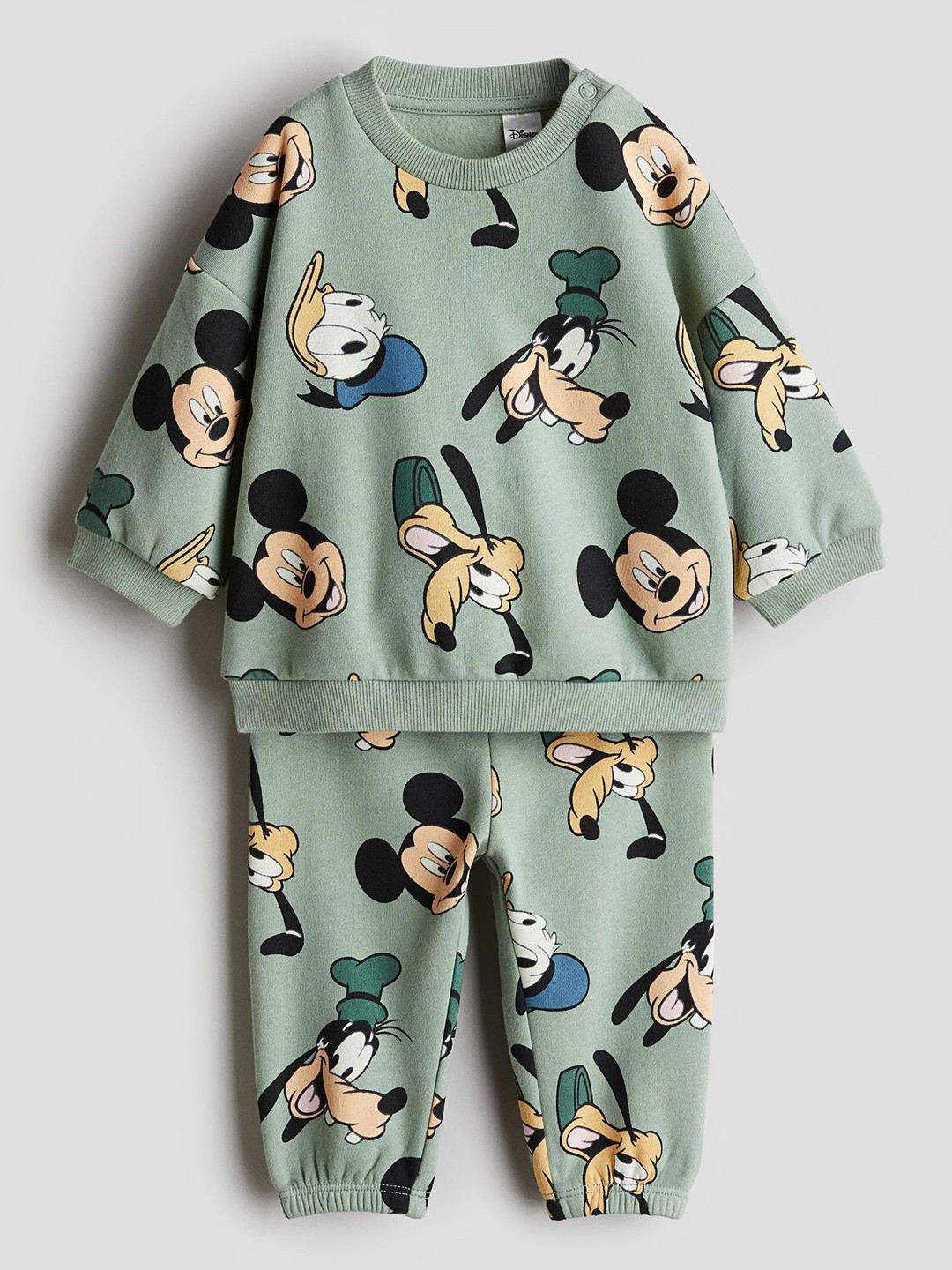 

H&M Boys 2-Piece Motif-Detail Set, Green