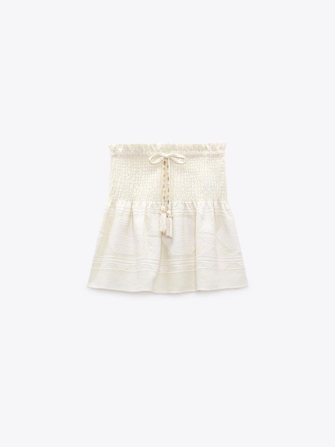 

ZARA Women Beige Skirt