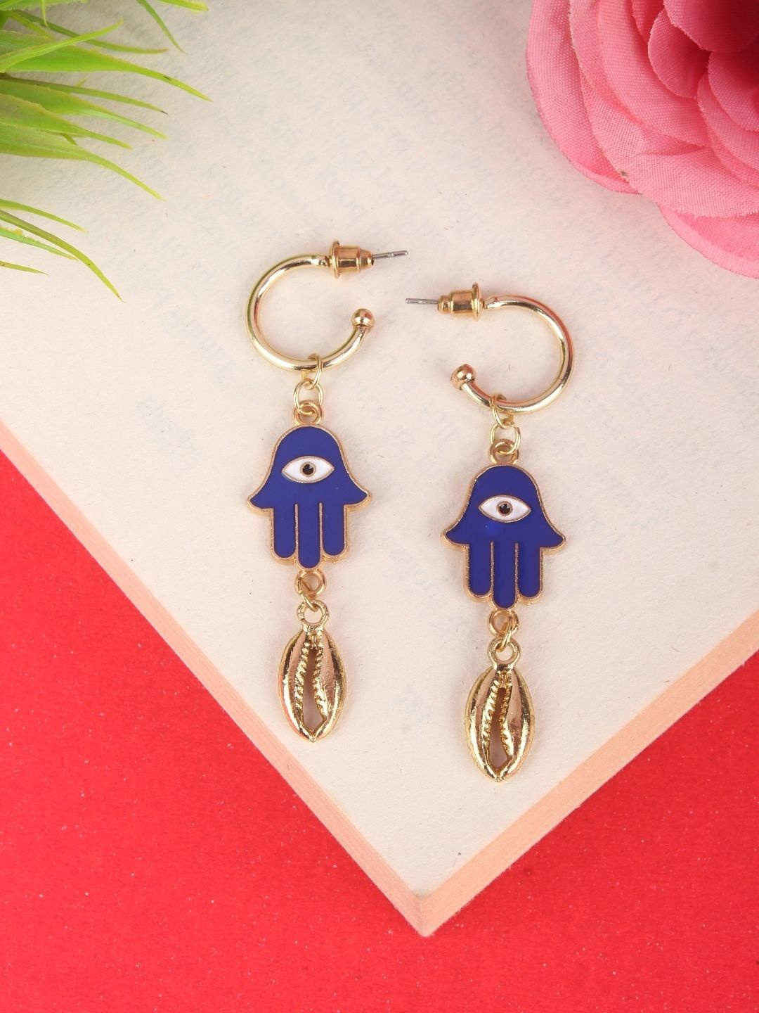 

KPOP Contemporary Drop Earrings, Gold