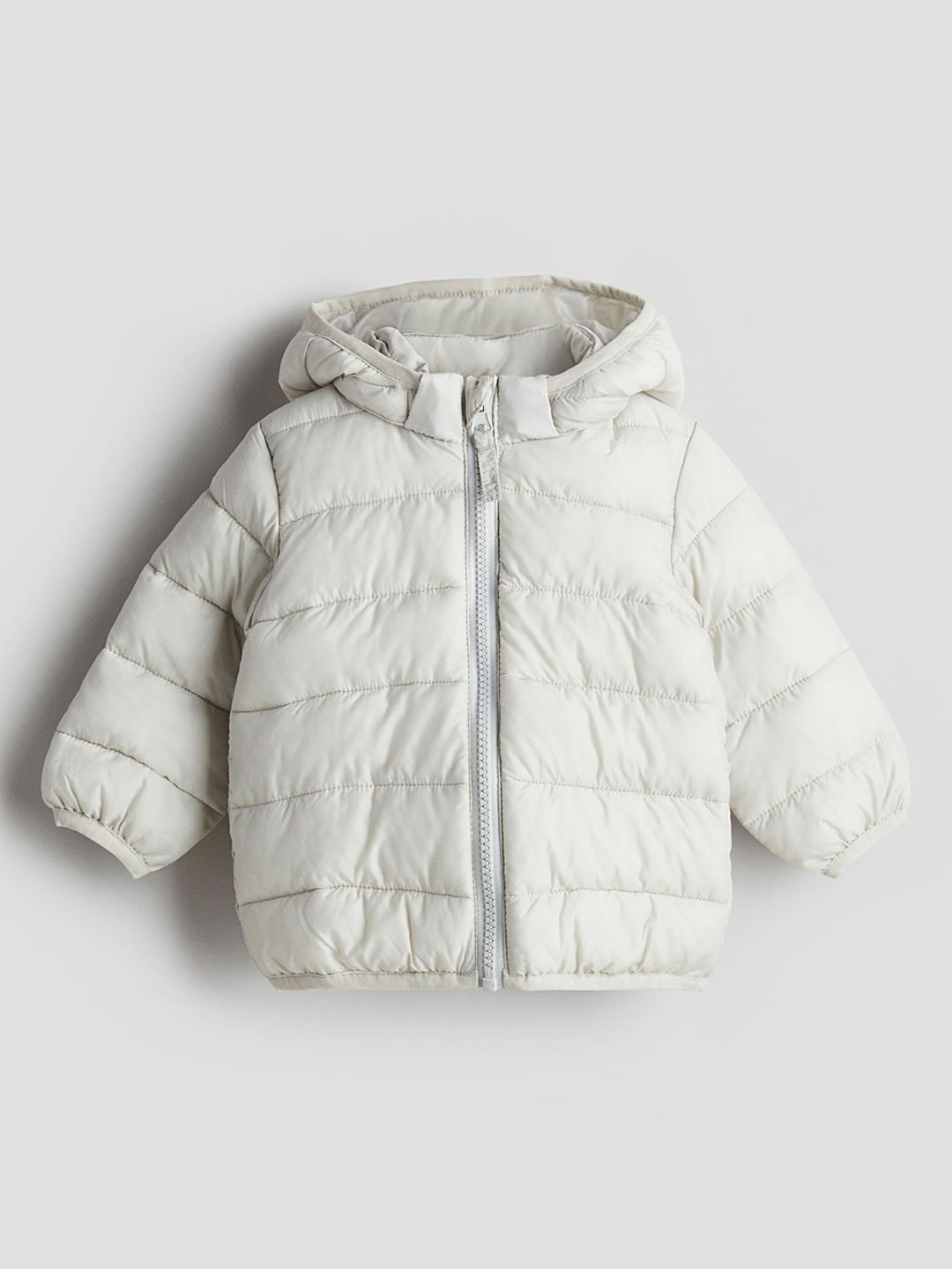 

H&M Infant Boys Hooded Puffer Jacket, White