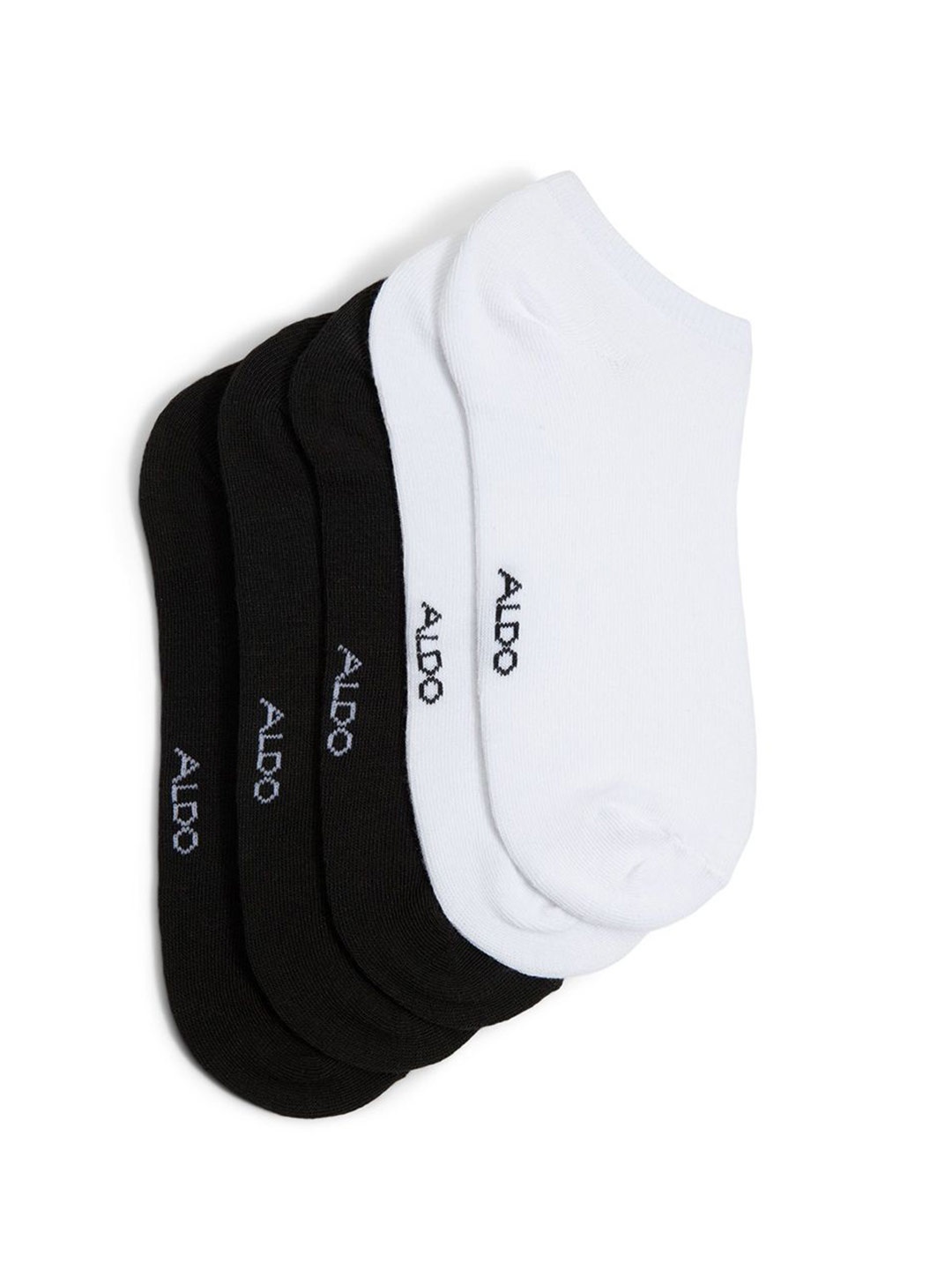 

ALDO Women Pack Of 5 Ankle-Length Socks, Black