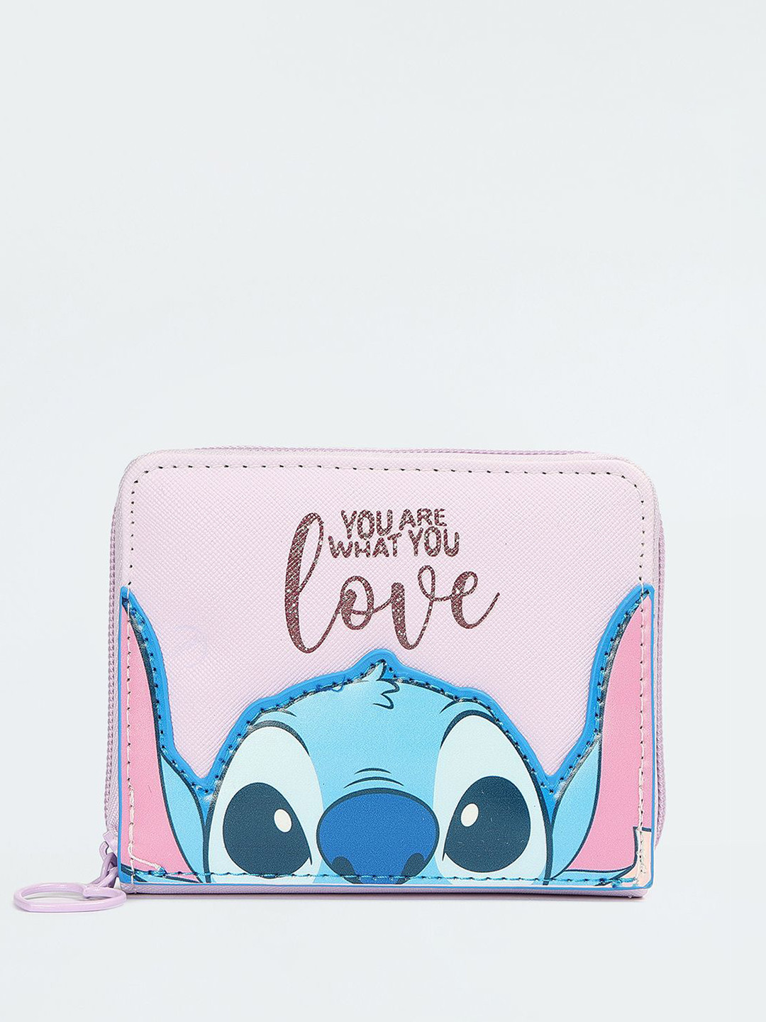 

Women Stitch Printed Wallet, Pink