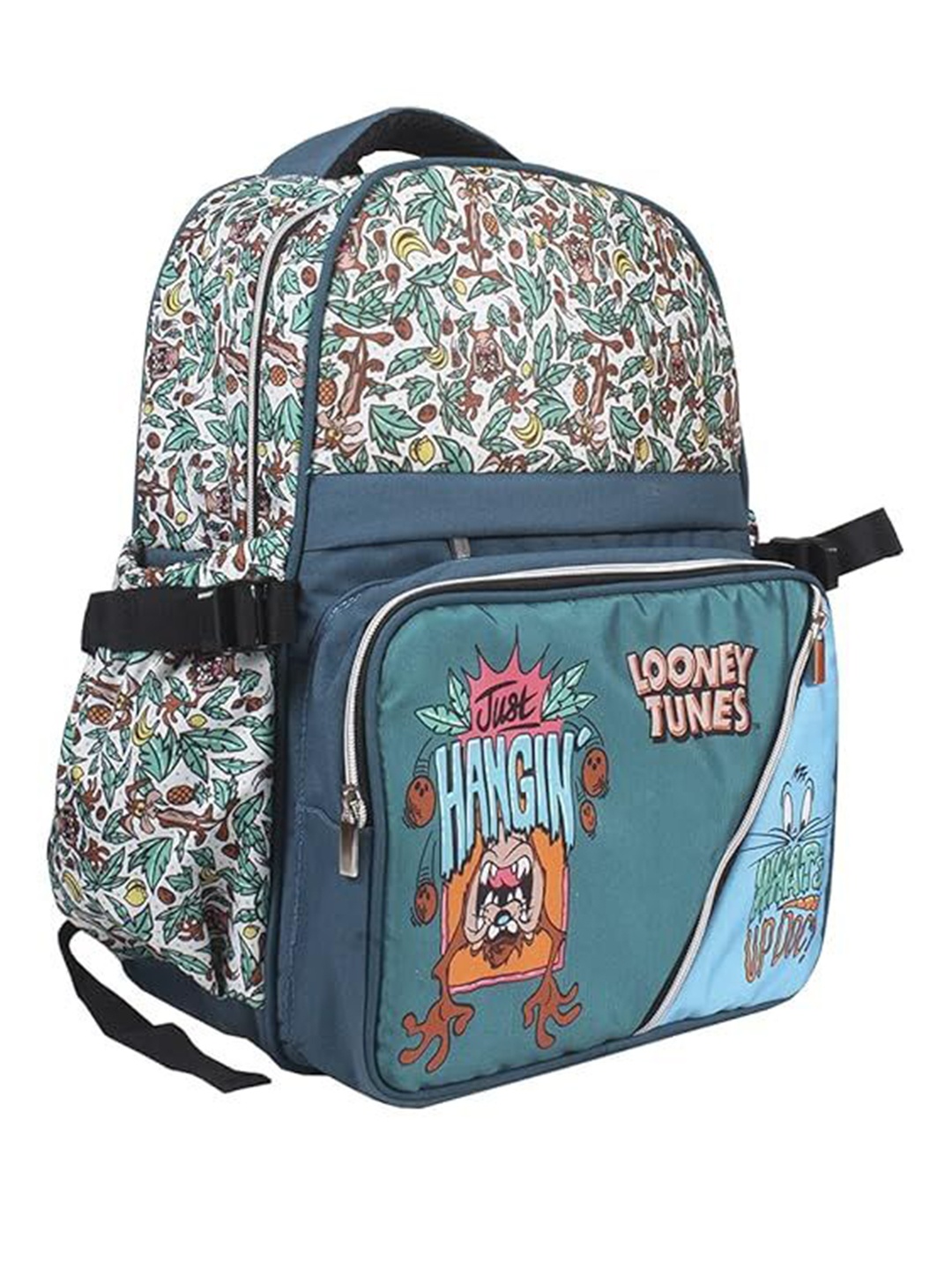 

prettykrafts Women Printed Backpack Diaper Bag, Green