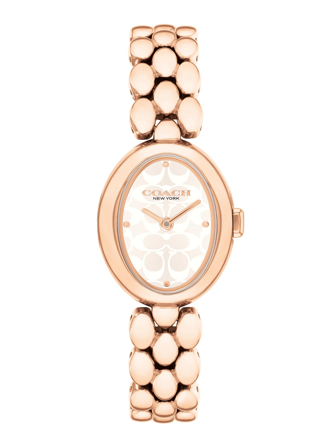 

Coach Women Sammy Textured Bracelet Style Analogue Watch 14504437, White