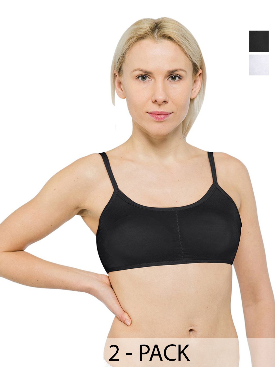 

INDIROCKS Full Coverage Underwired Bra, Black