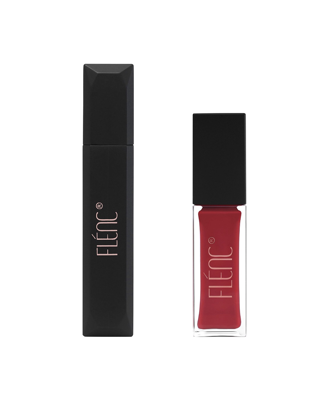 

FLENC Cryla Velvet Liquid Lipstick & Fringe Mascara Combo, Pink