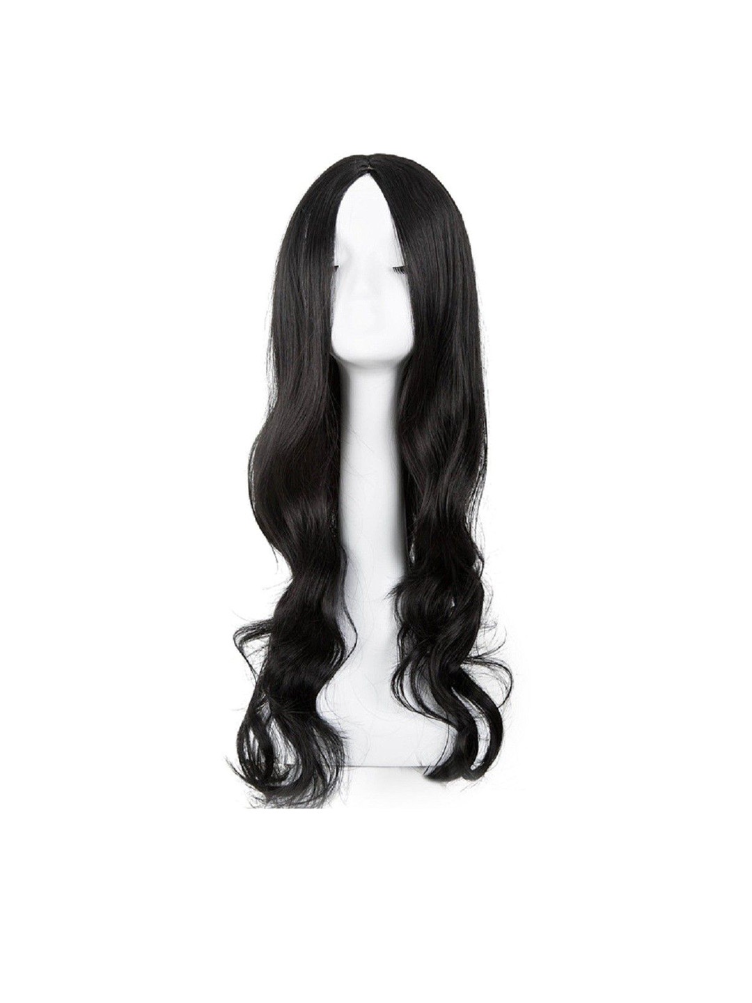 

HAVEREAM Clip In Scalp Topper Wavy Hair Extension Black - 9.4 Inch
