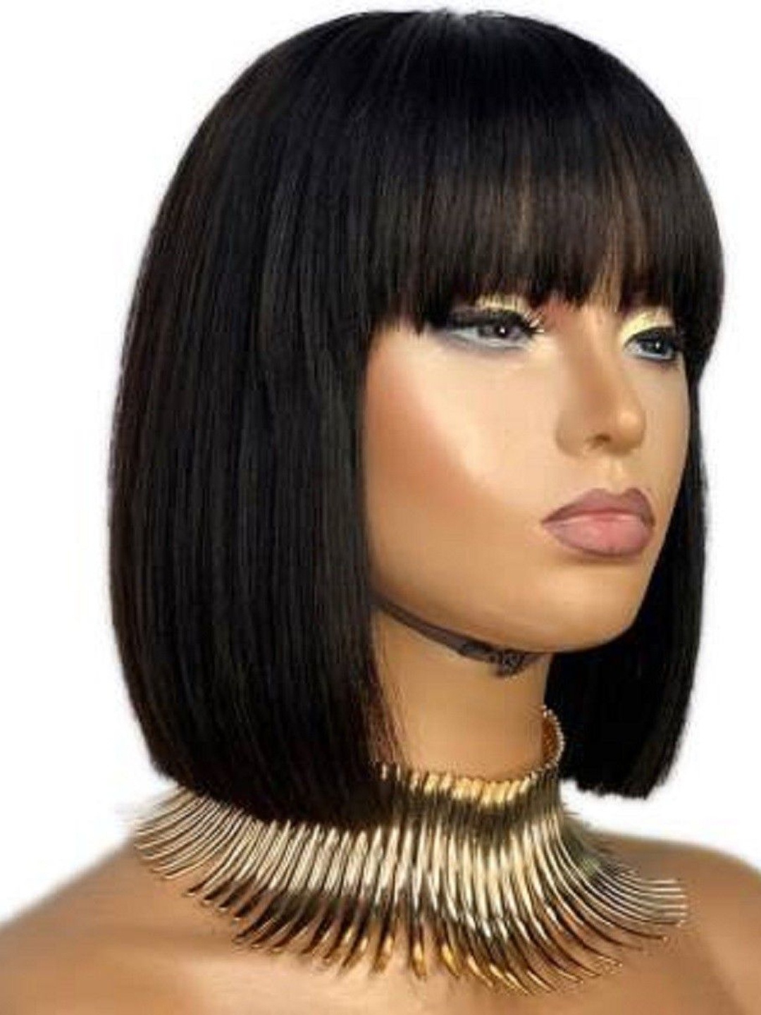 

ABRISH Halo Toupee Straight Hair Extension - Black - 14 Inch