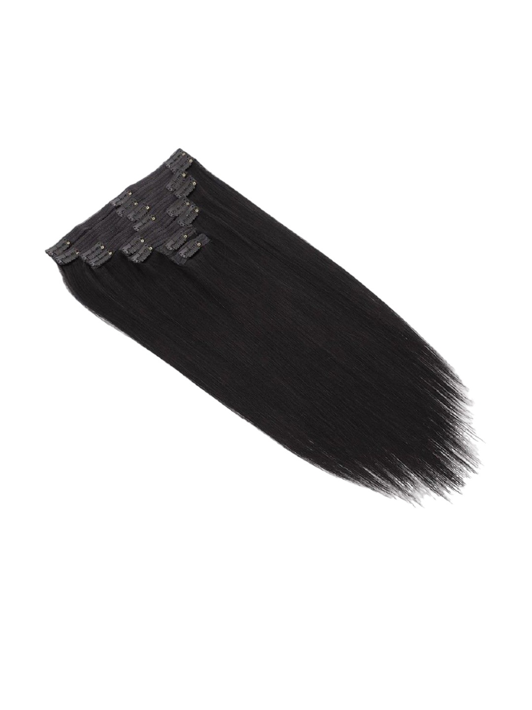 

SHENY Clip- In Straight Locks Hair Extension- Black - 60 Cm