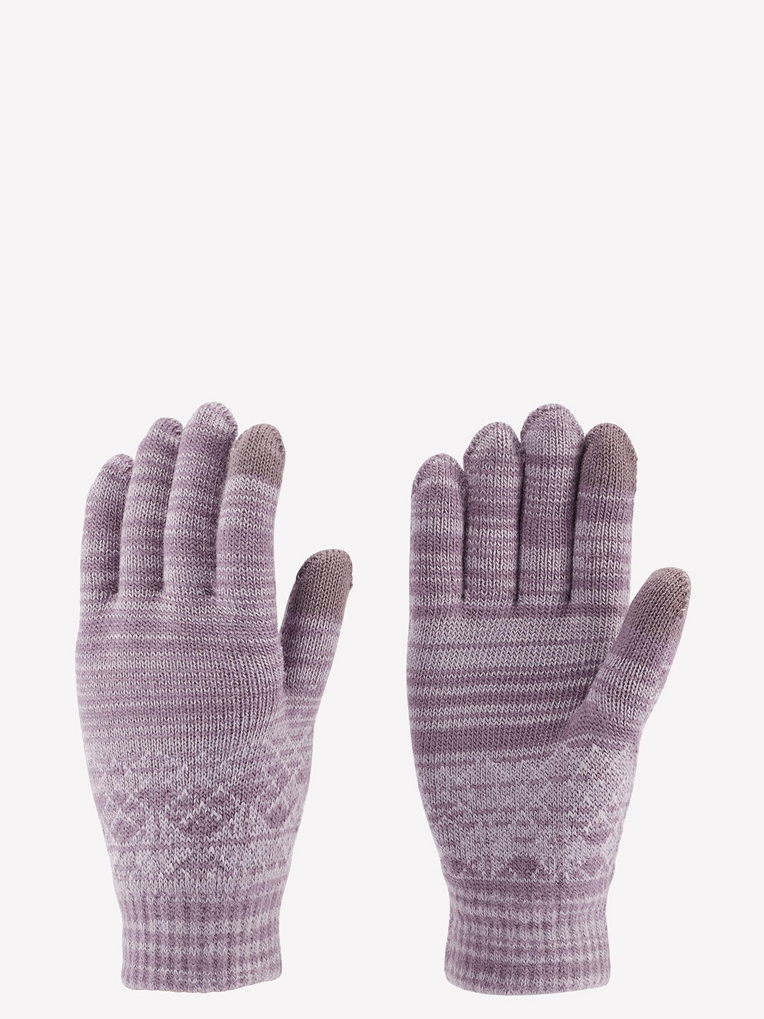 

Quechua By Decathlon Kids Purple Touchscreen Compatible Winter Gloves