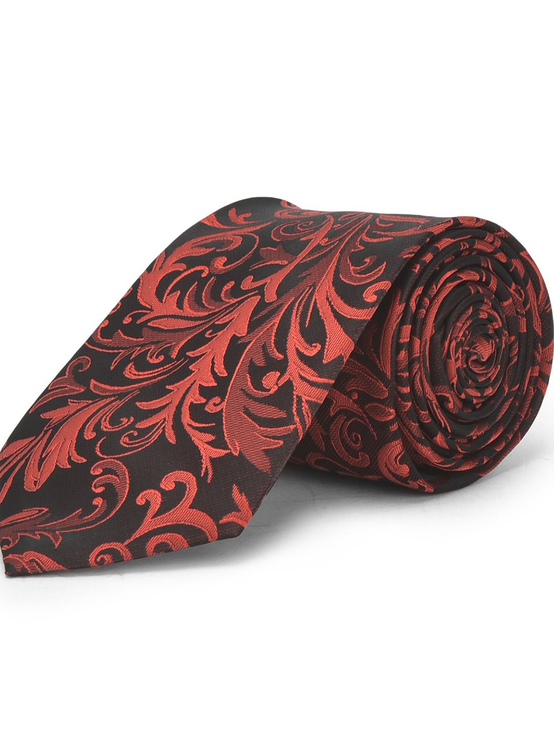 

Cazzano Men Floral Embroidered Slim Tie Cufflinks & Pocket Square Accessory Gift Set, Maroon