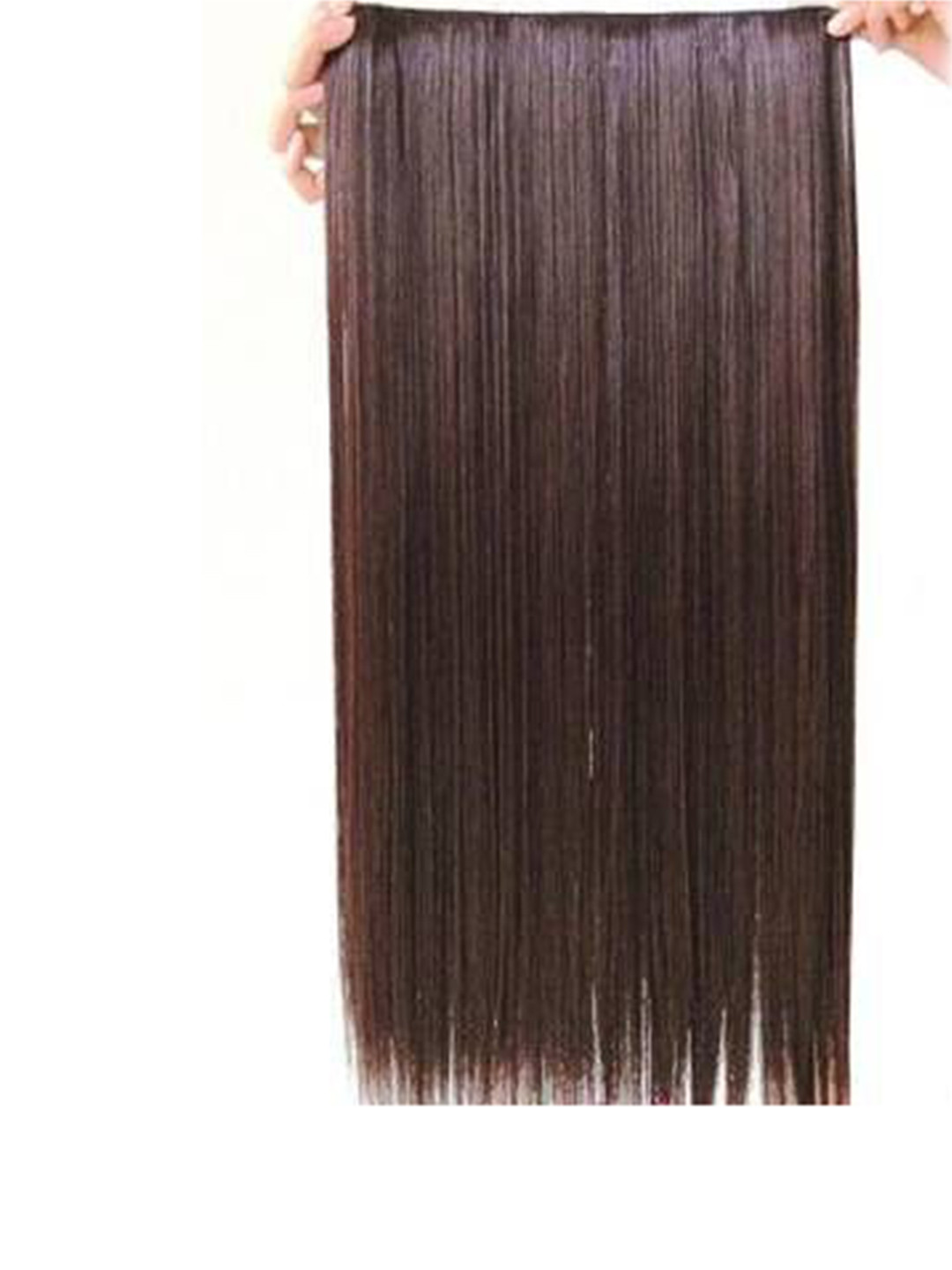 

ABRISH Clip-In Straight Locks Hair Extension - 24 Inch - Brown