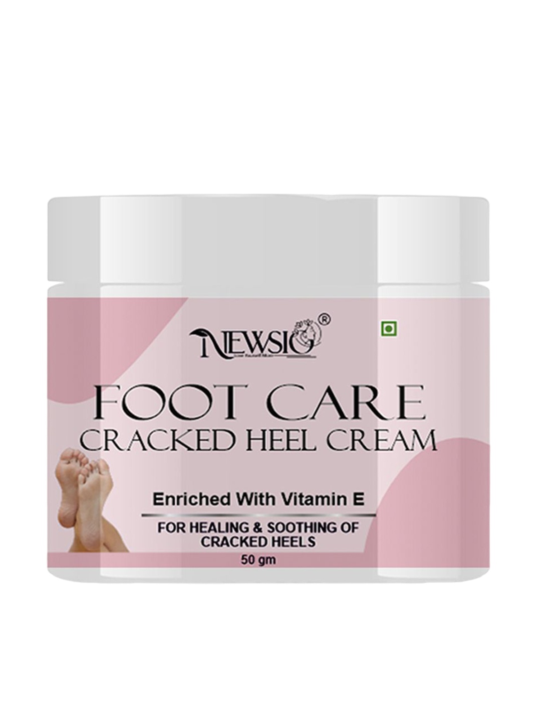 

Newsio Foot Care Cracked Heel Cream - 50 g, Peach