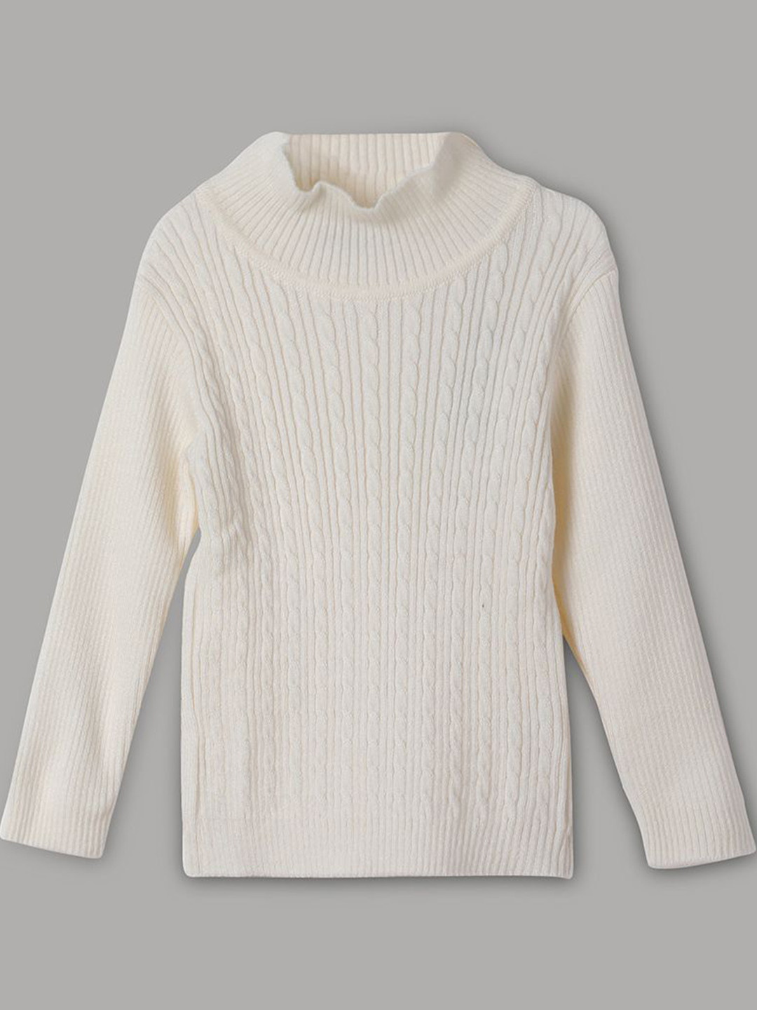 

Juniors by Lifestyle Girls Cable Knit Pullover, Off white