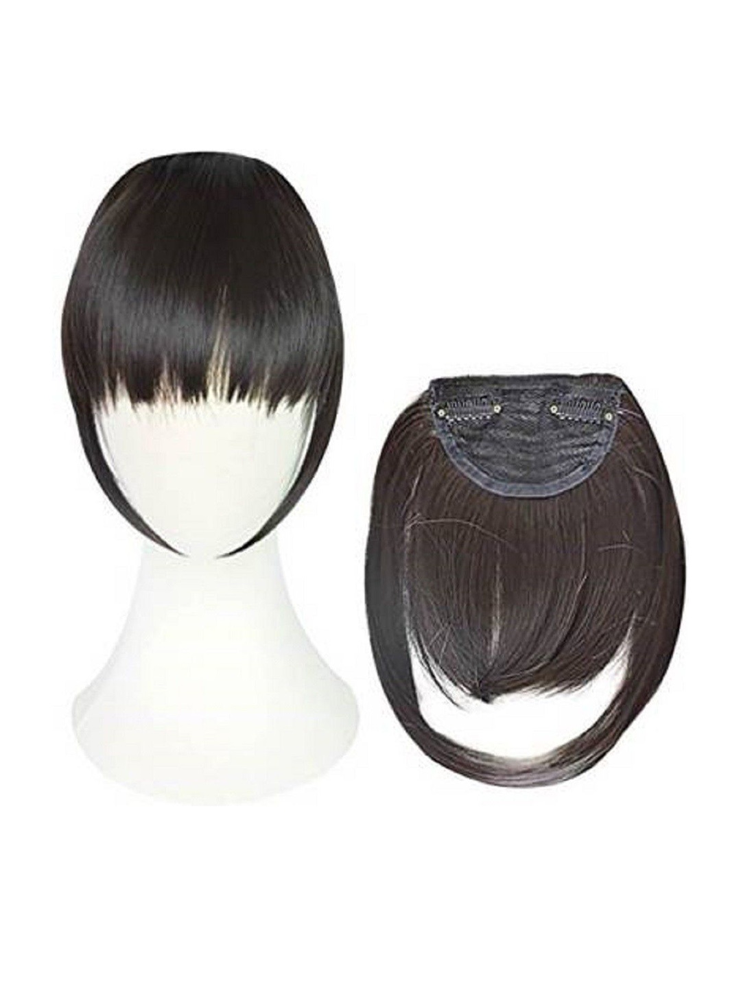 

ABRISH Clip-In Straight Scalp Topper Hair Extension 9.8Inch - Brown