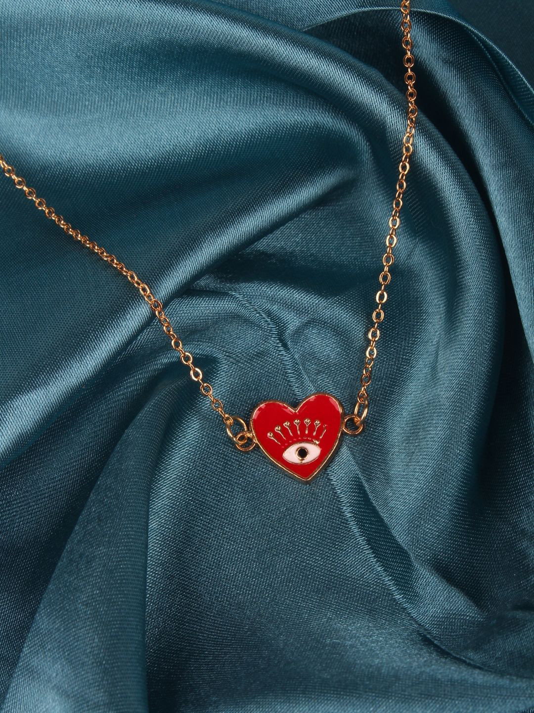 

KPOP Rose Gold-Plated Enamelled Minimal Necklace
